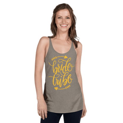Wedding Bachelorette Party Bride Tribe Racerback Tank - BluSparkle