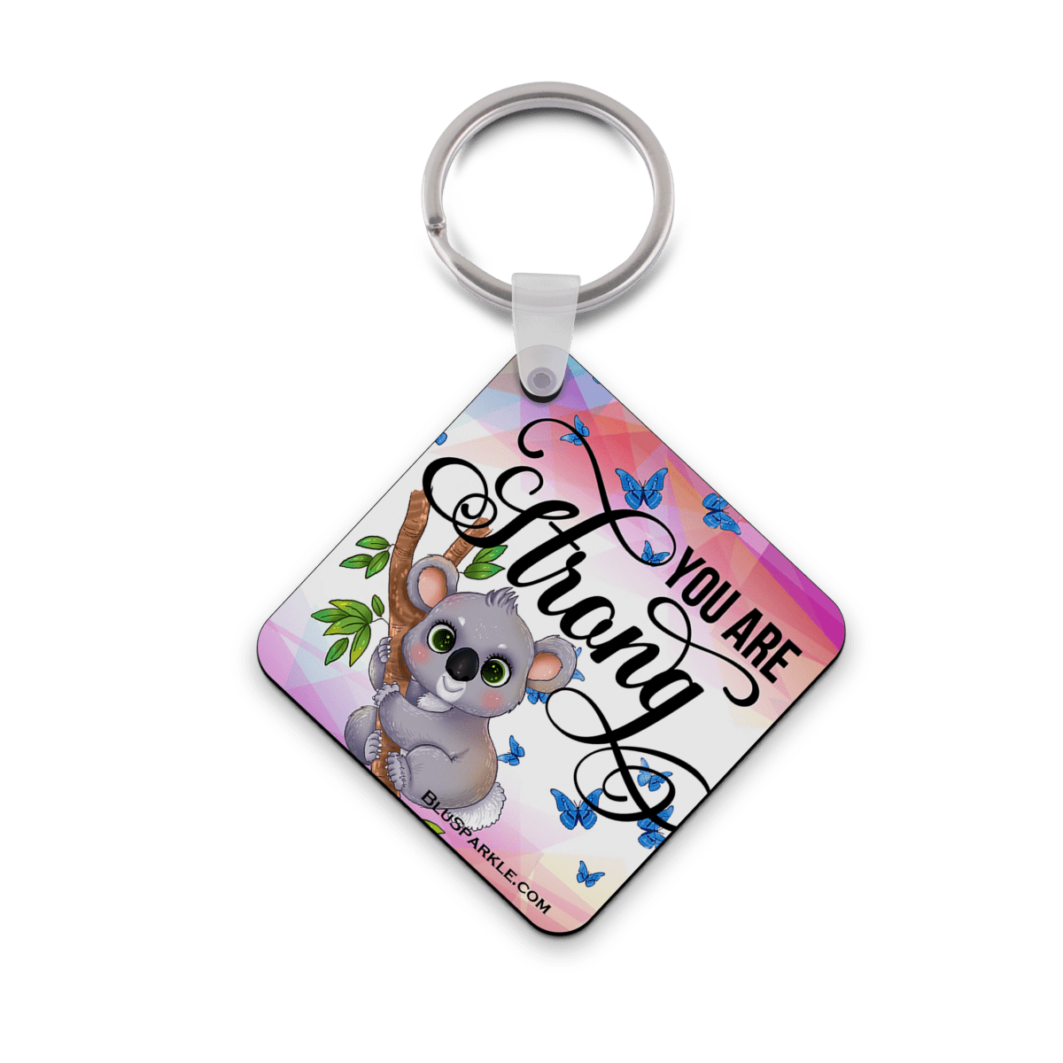 You Are Strong (koala) - Double Sided Key Chain - BluSparkle