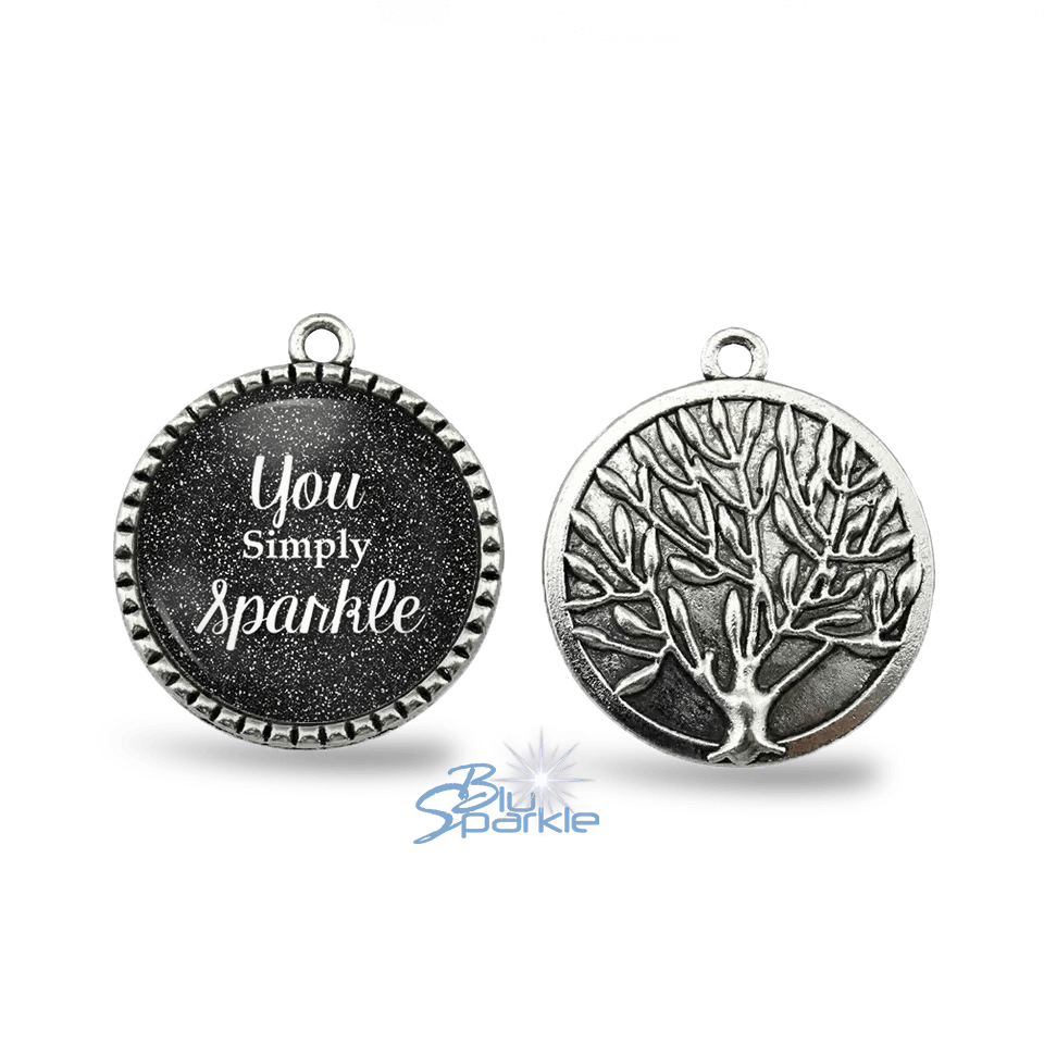 You Simply Sparkle - Round Pendants - BluSparkle