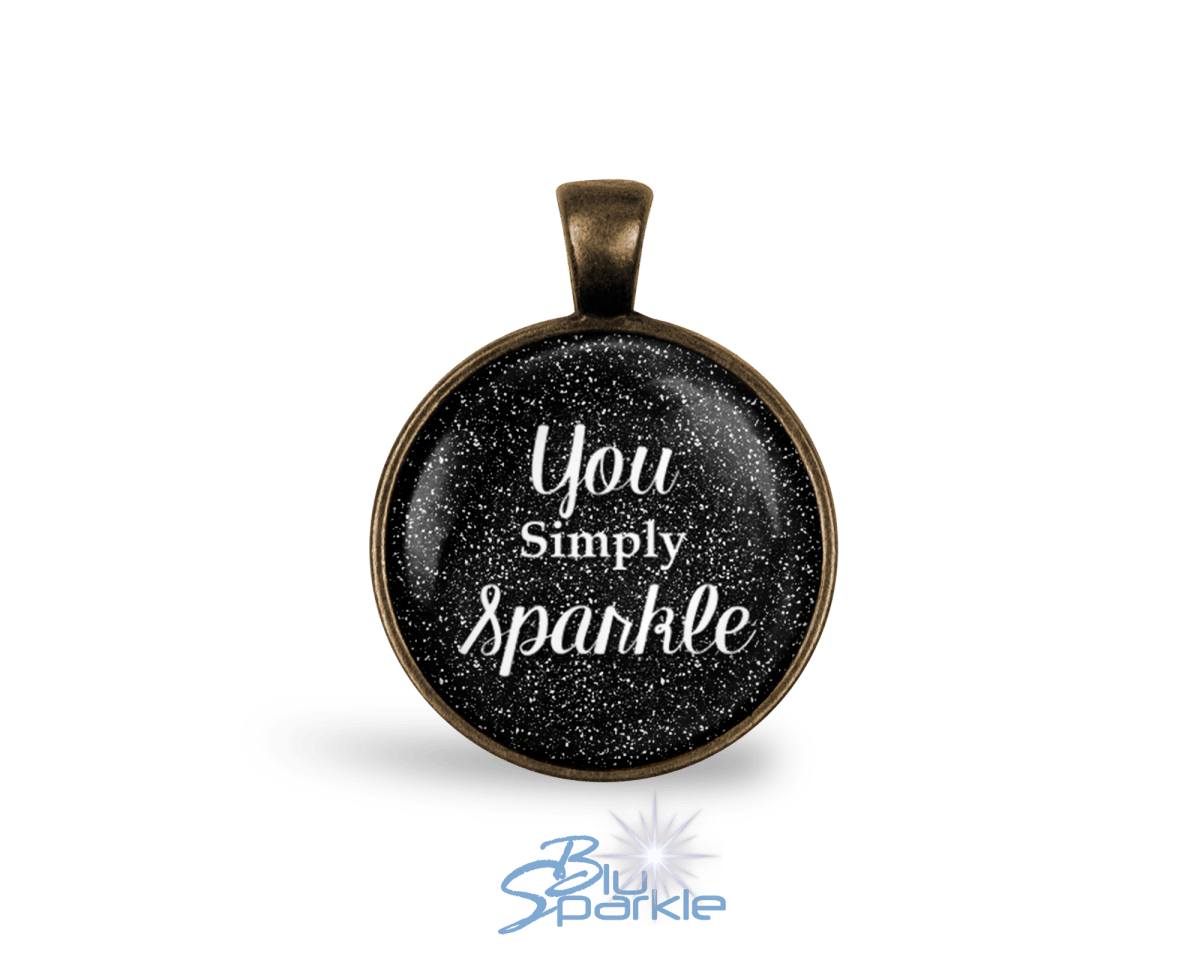 You Simply Sparkle - Round Pendants - BluSparkle