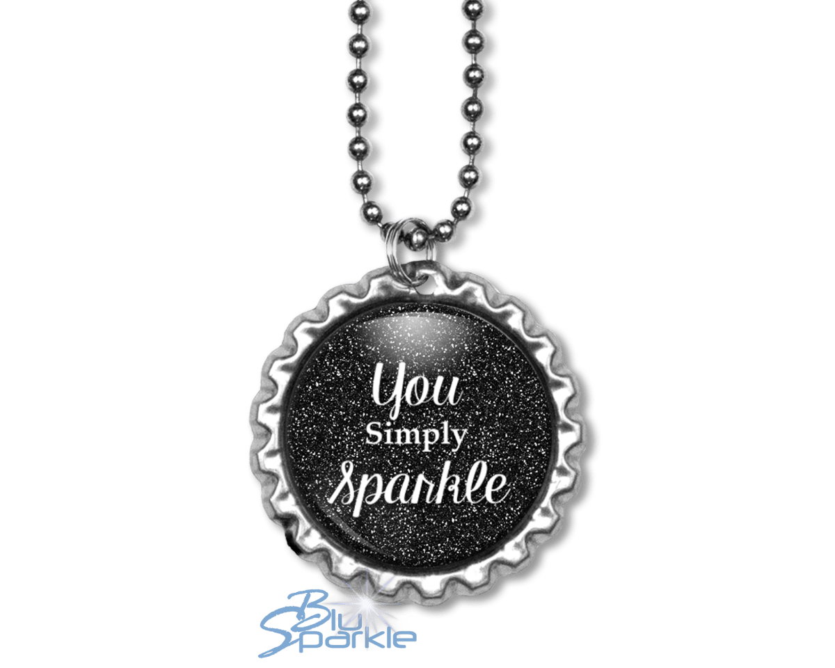 You Simply Sparkle - Round Pendants - BluSparkle