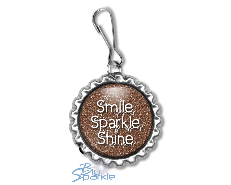 Smile Sparkle Shine - Zipperpulls