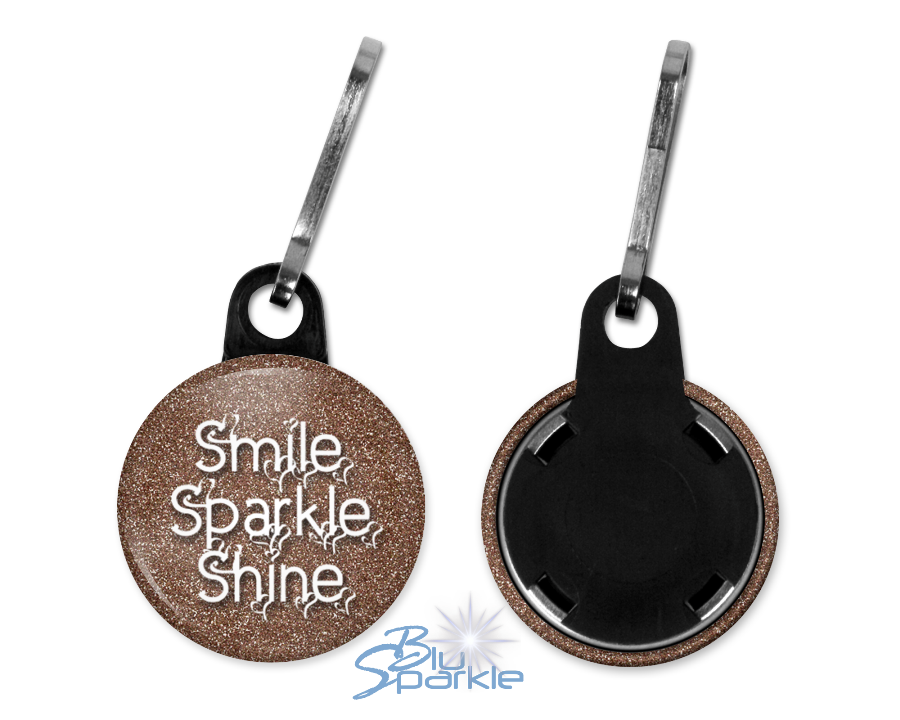 Smile Sparkle Shine - Zipperpulls