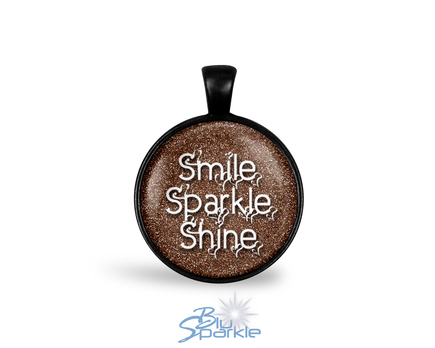 Smile Sparkle Shine - Round Pendants