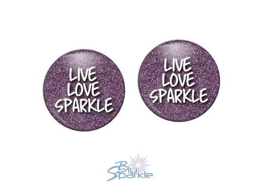 Live Love Sparkle - Earrings