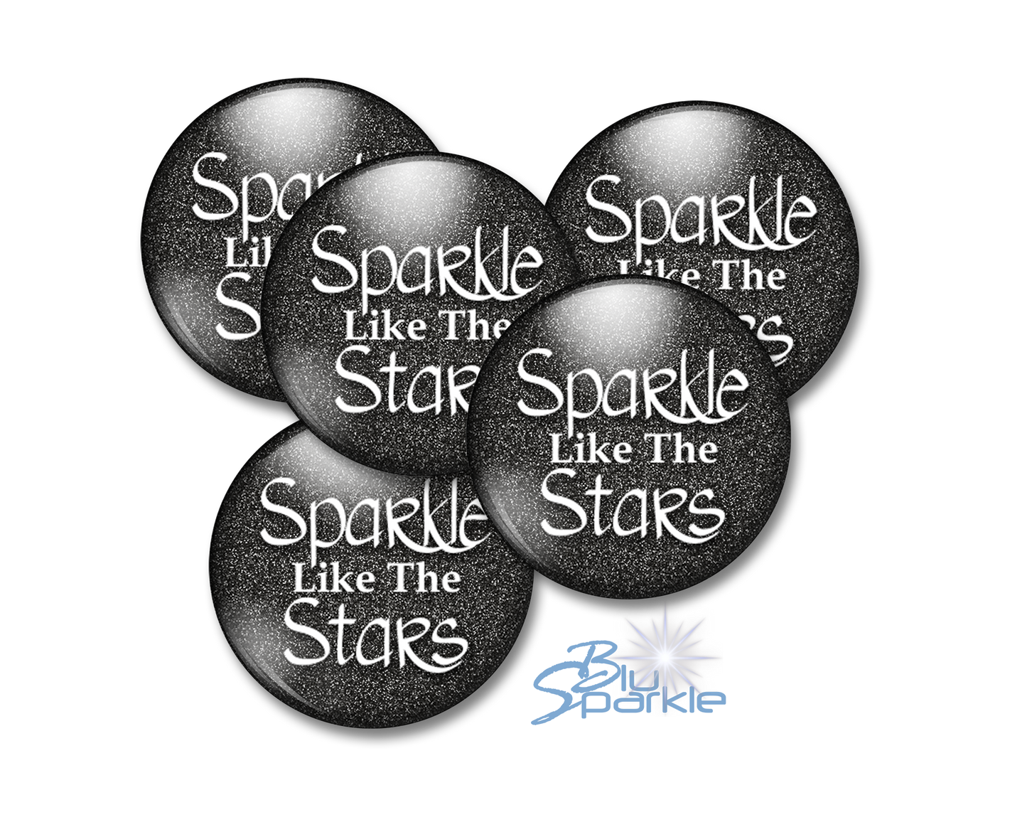Sparkle Like the Stars - Pinback Buttons