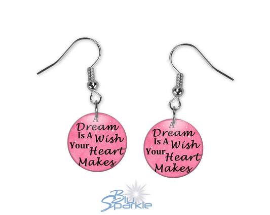 A Dream Is A Wish Your Heart Makes - Earrings