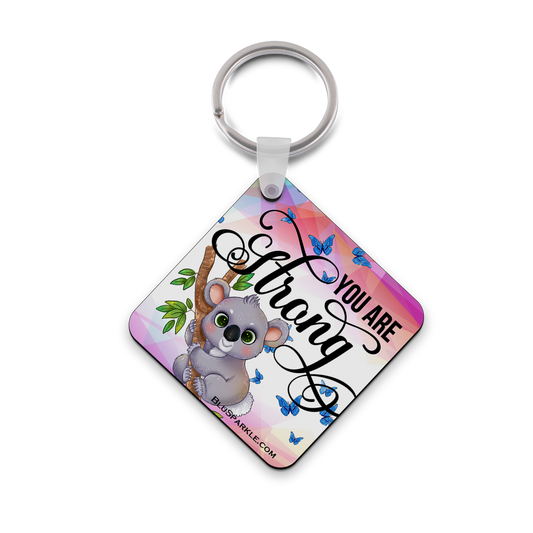 You Are Strong (koala) - Double Sided Key Chain