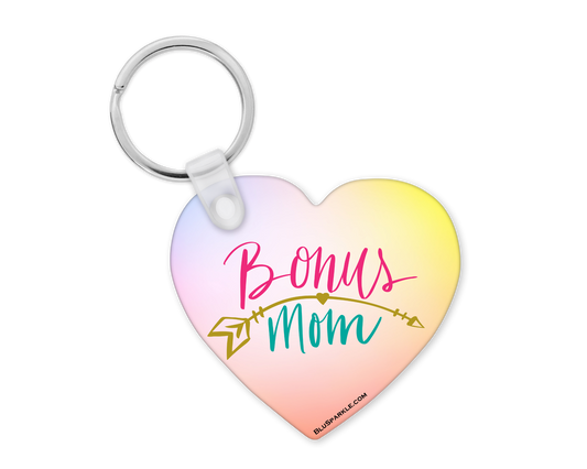 Bonus Mom - Double Sided Key Chain