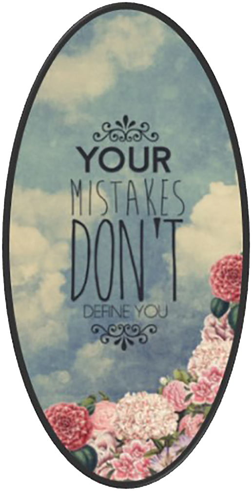 Your Mistakes Don't Define You Wise Expression Sticker