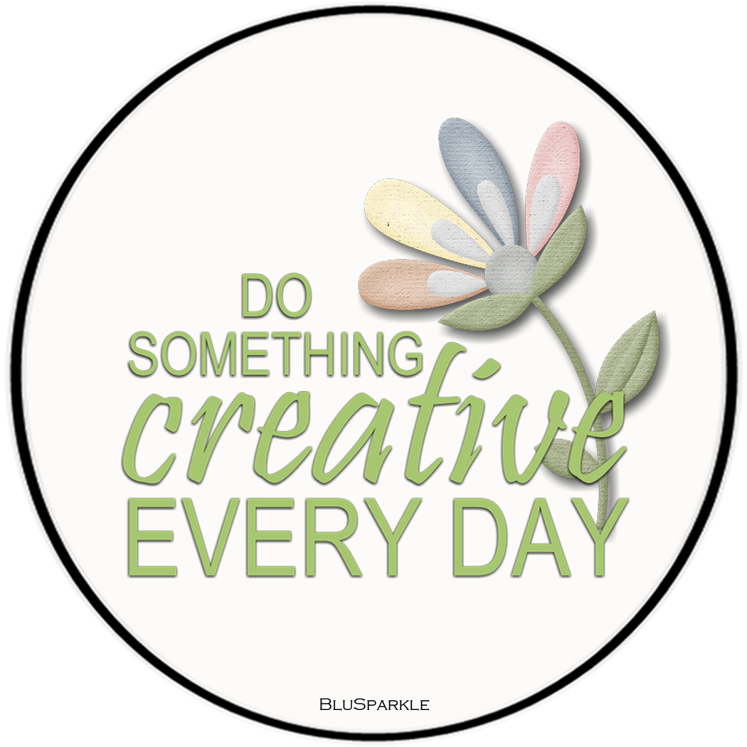 Do Something Creative Every Day 3.5" Round Wise Expression Magnet
