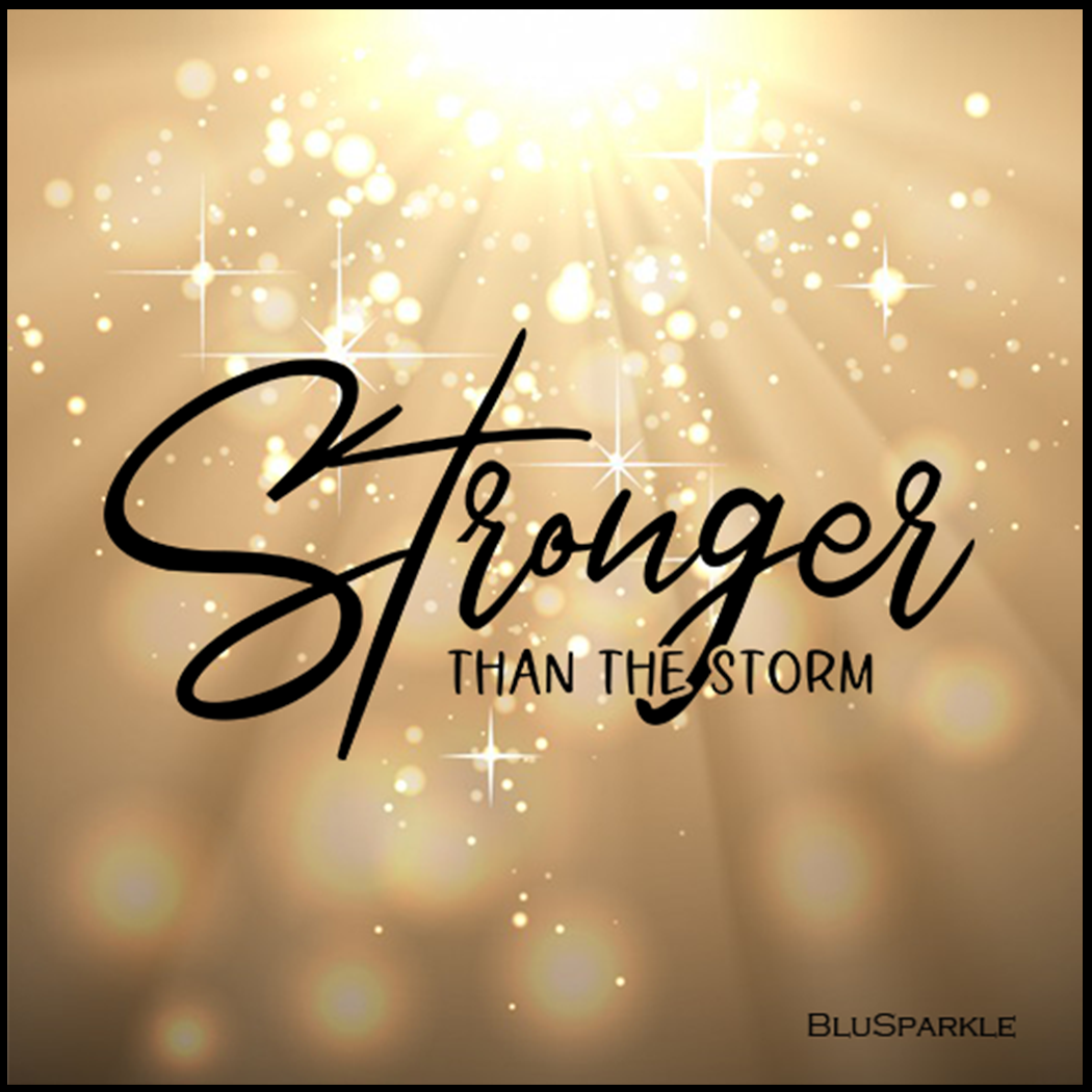 Stronger Than the Storm Wise Expression Sticker