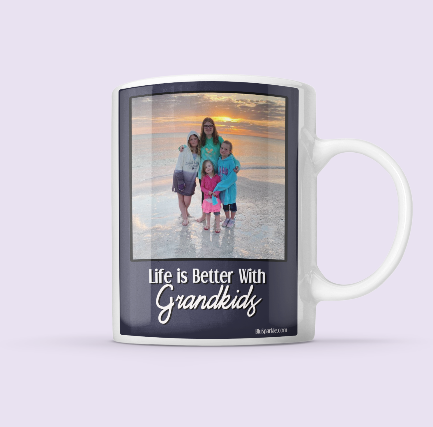 BluSparkle Customized Life Is Better With Grandkids 11oz Mug