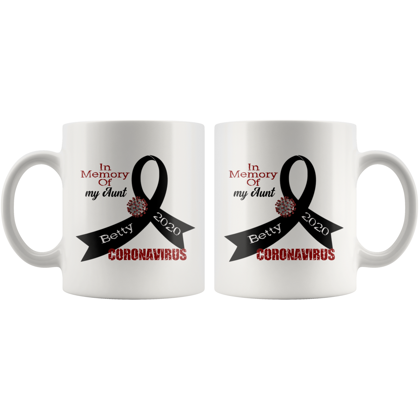 Personalized "In Memory Of" Coronavirus Mug