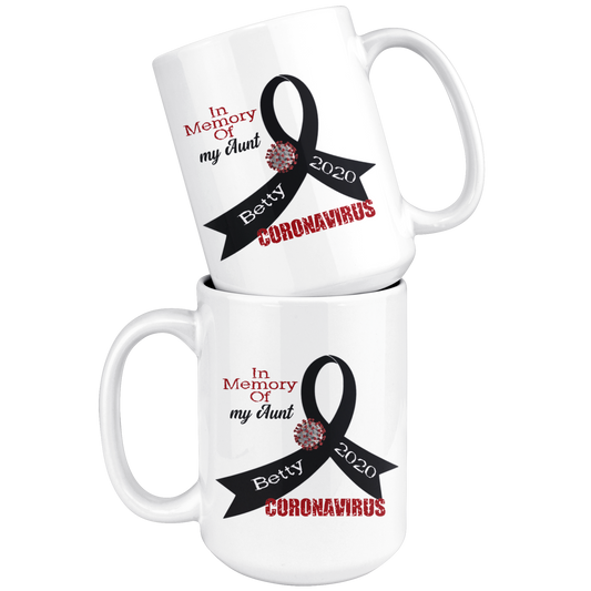 Personalized "In Memory Of" Coronavirus Mug