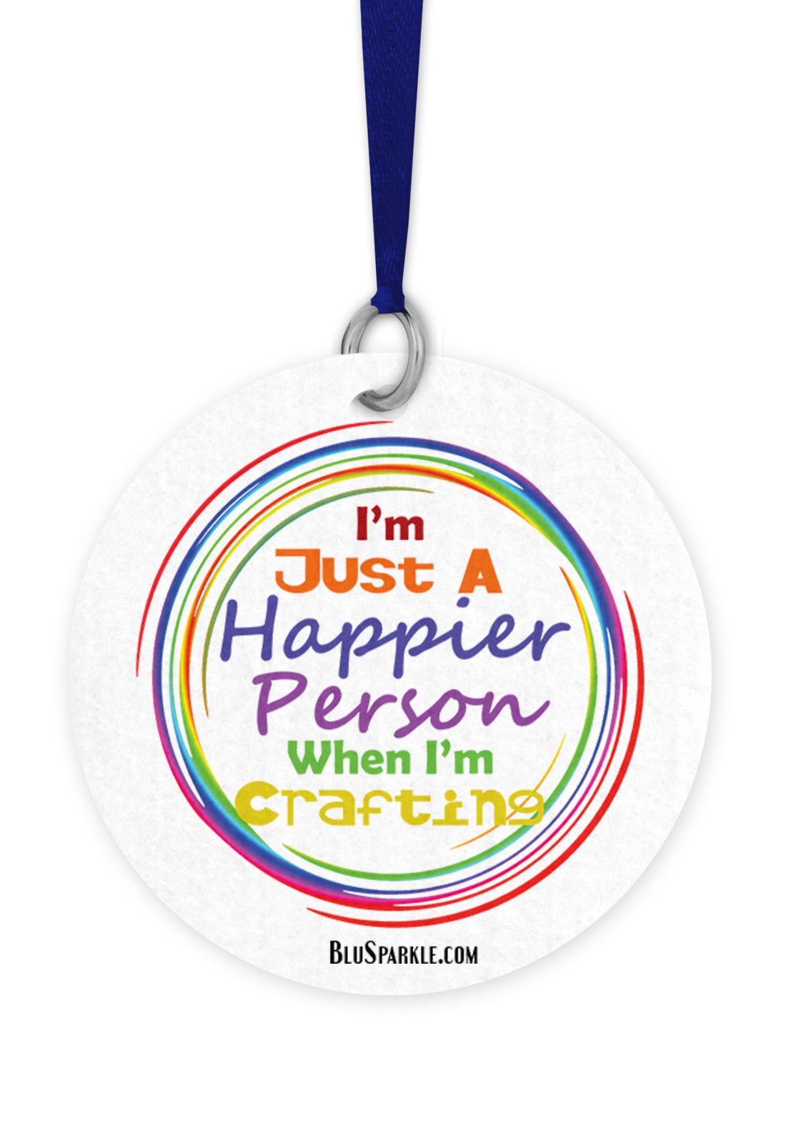 I'm Just A Happier Person When I'm Crafting - Fragrance By You Air Freshener
