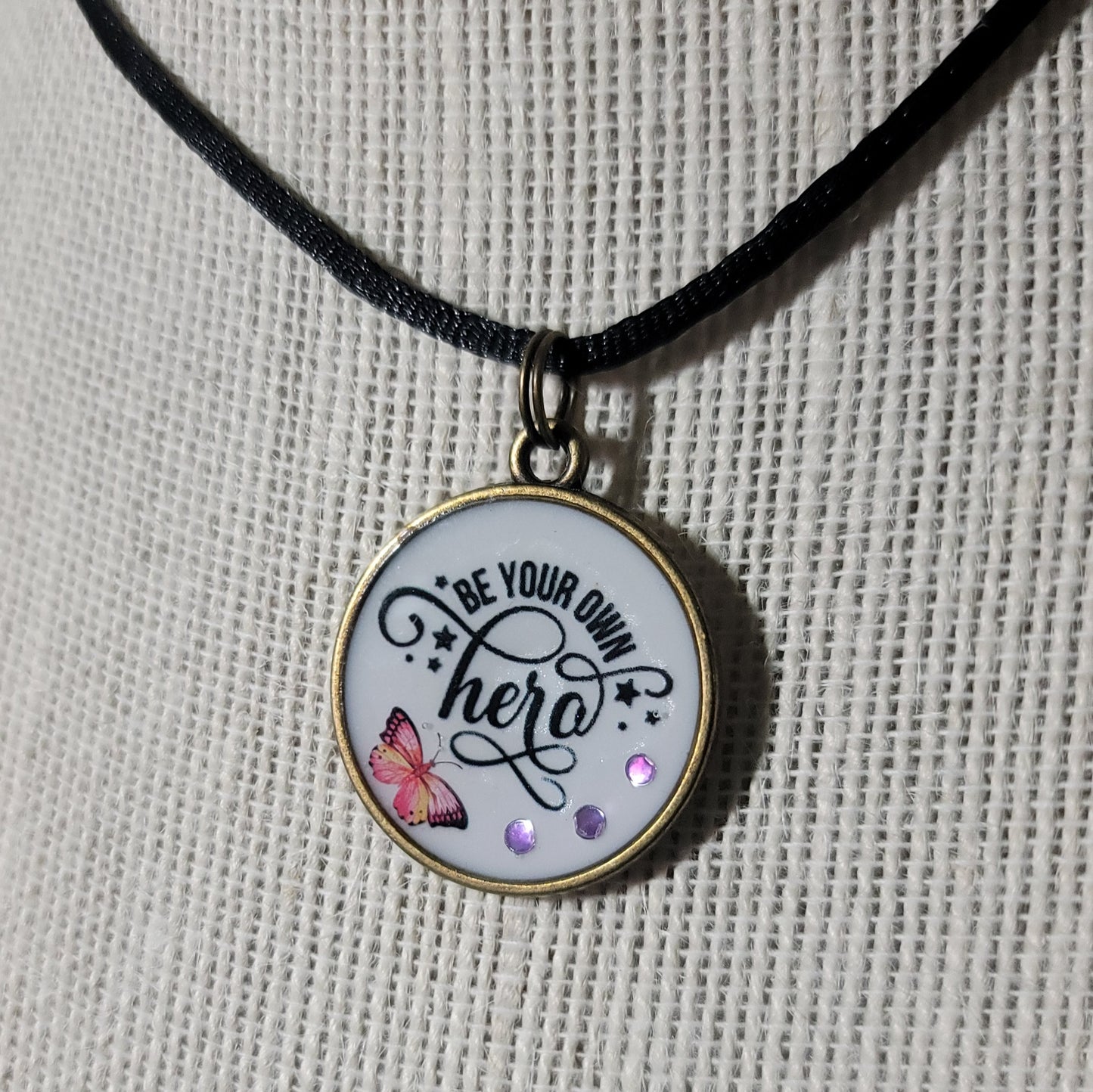 Be Your Own Hero Pendant Charm