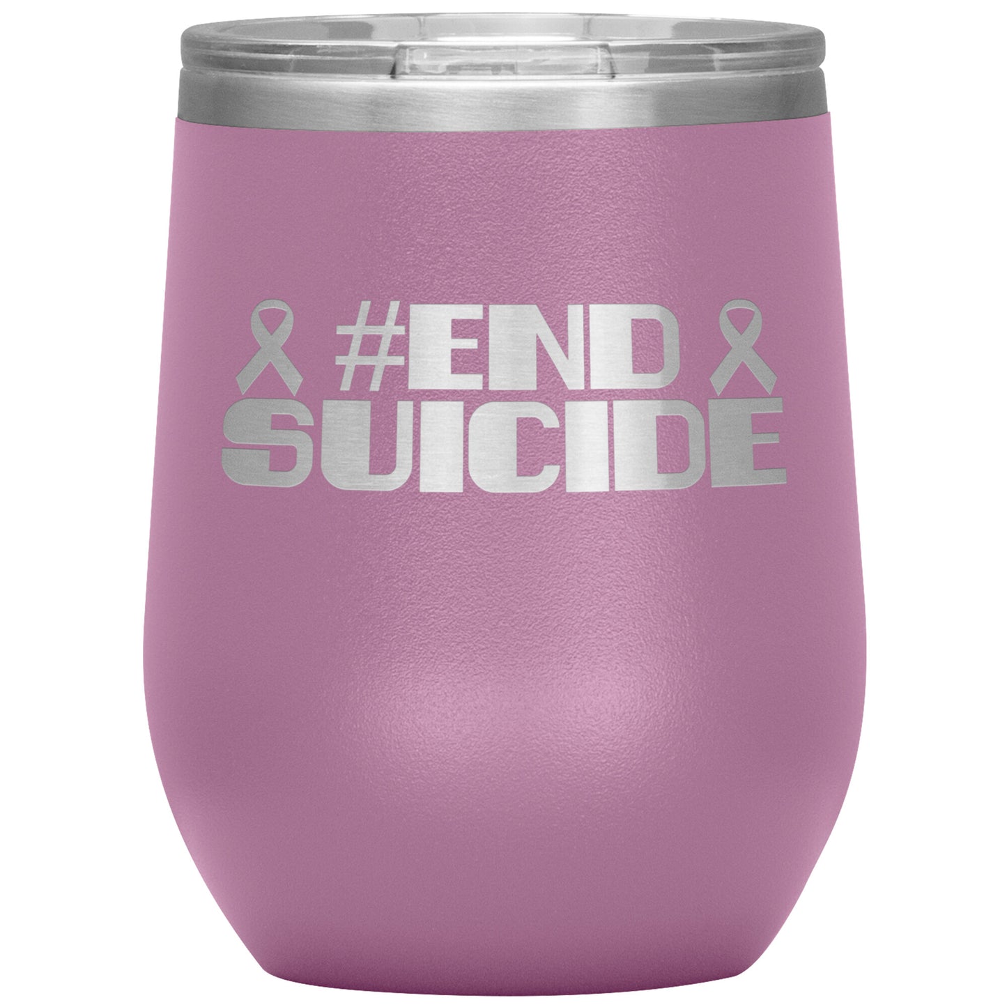 #End Suicide 12oz Wine Insulated Tumbler
