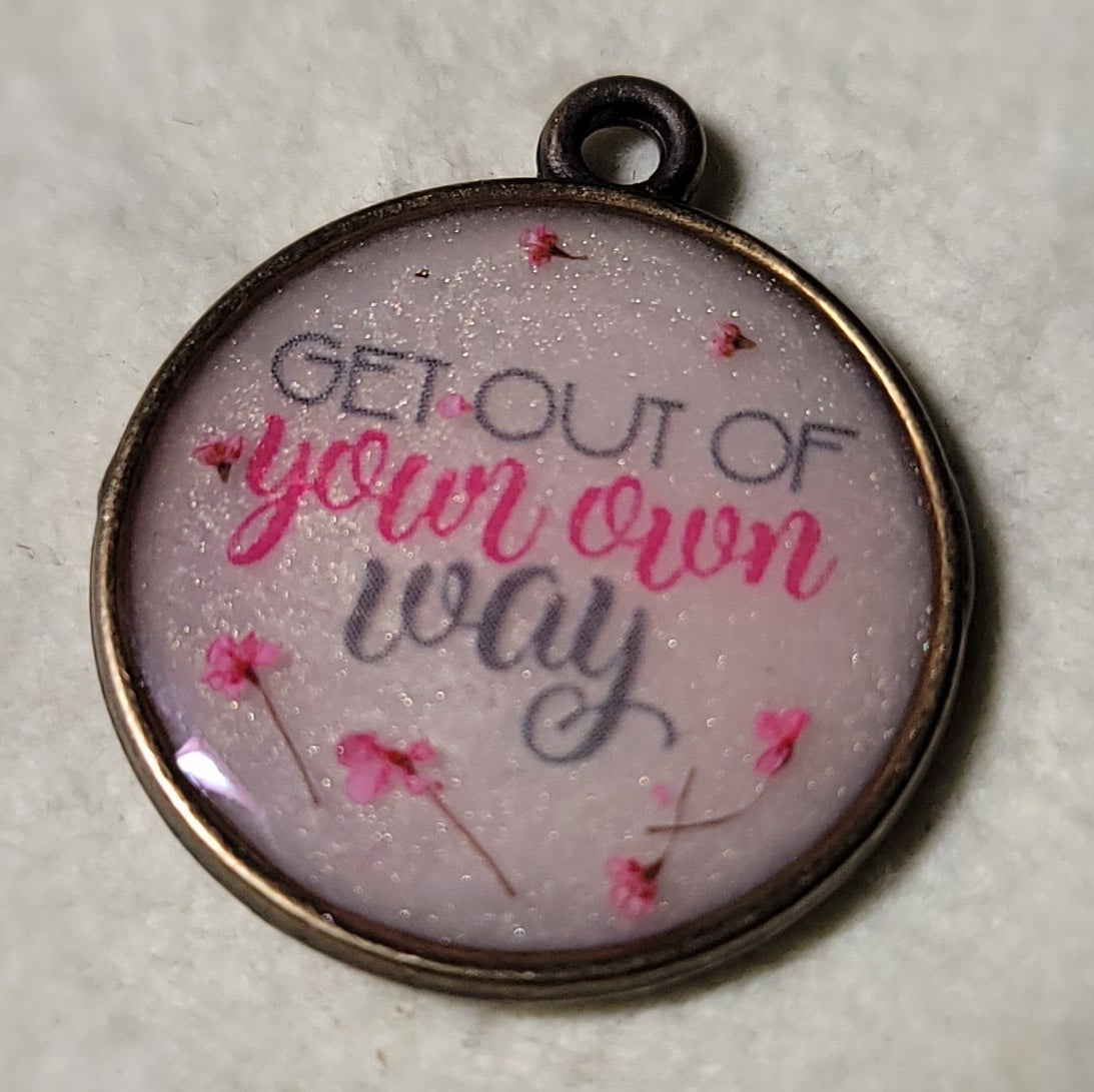 Get Out of Your Own Way Pendant Charm