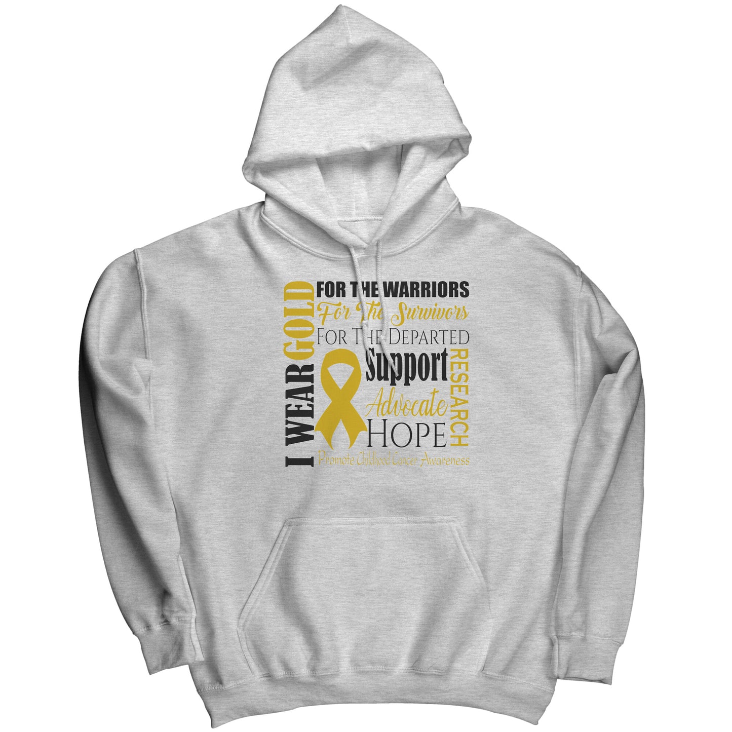 I Wear Gold for Childhood Cancer Awareness T-Shirt, Hoodie, Tank