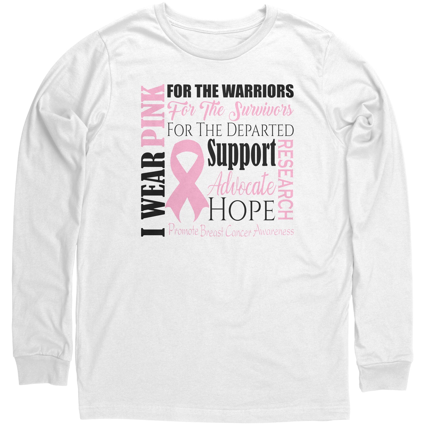 I Wear Pink for Breast Cancer Awareness T-Shirt, Hoodie, Tank