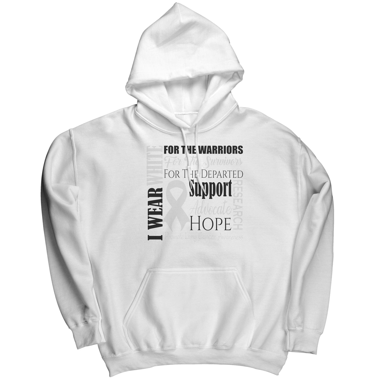 I Wear White for Lung Cancer Awareness T-Shirt, Hoodie, Tank