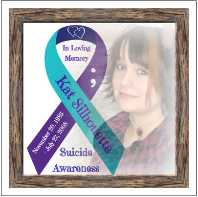 Personalized Suicide Awareness Gallery Quality Canvas Print