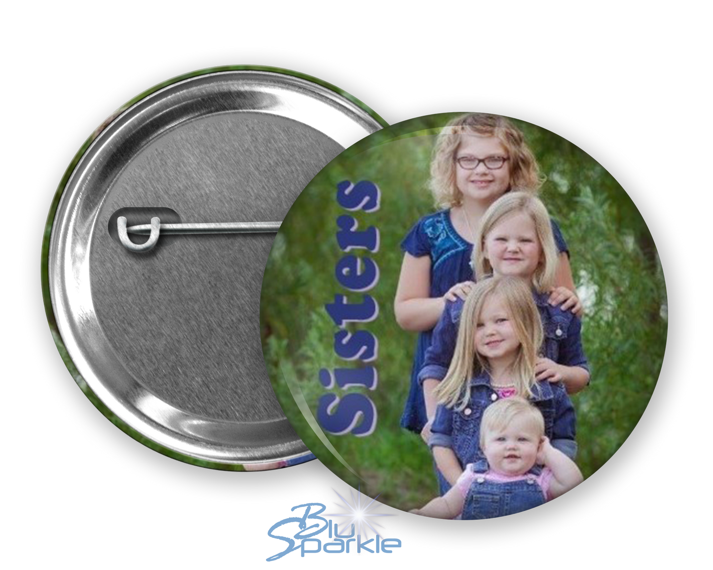 Personalized Photo Pinback Buttons
