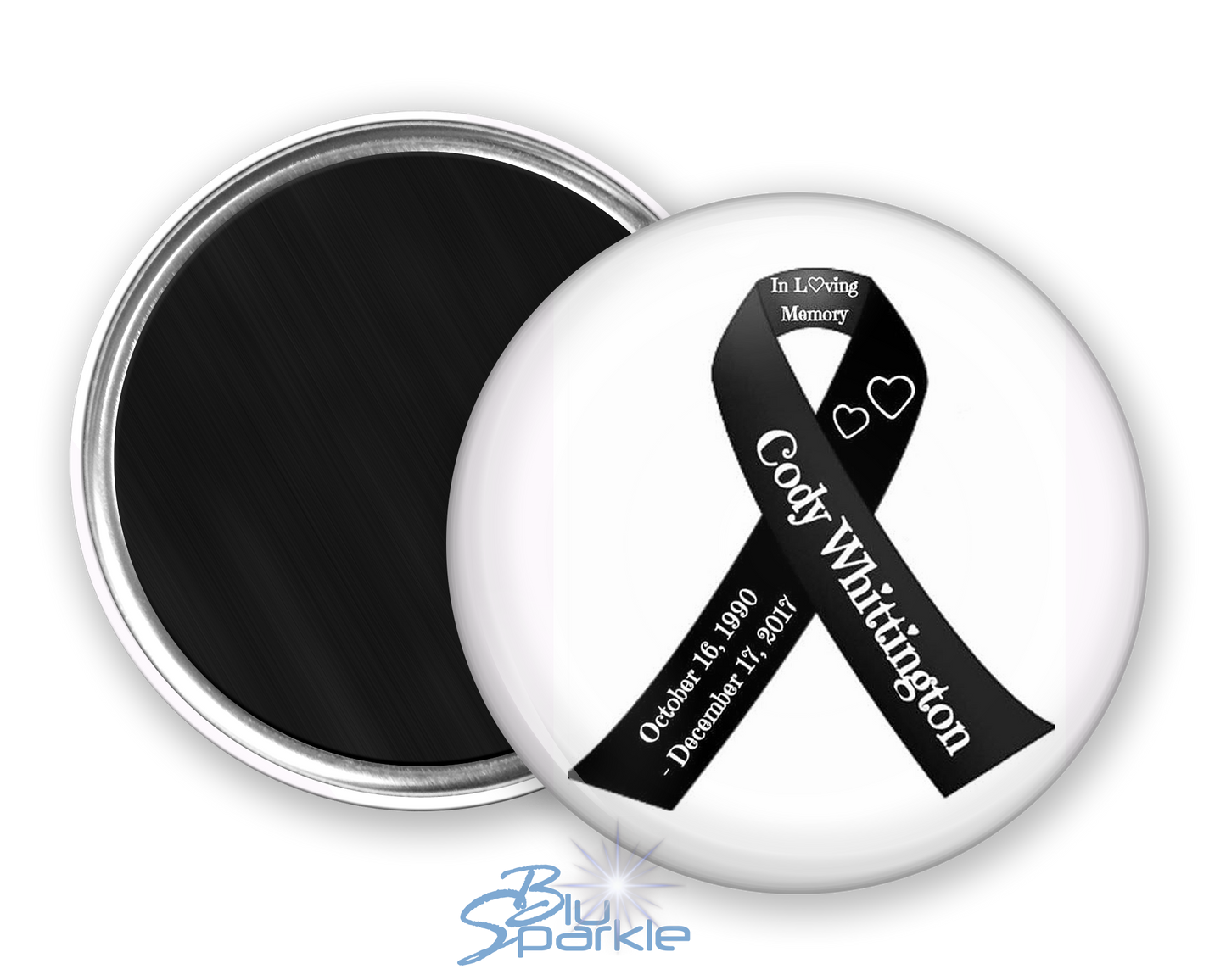 Awareness Ribbon - Personalized Magnets