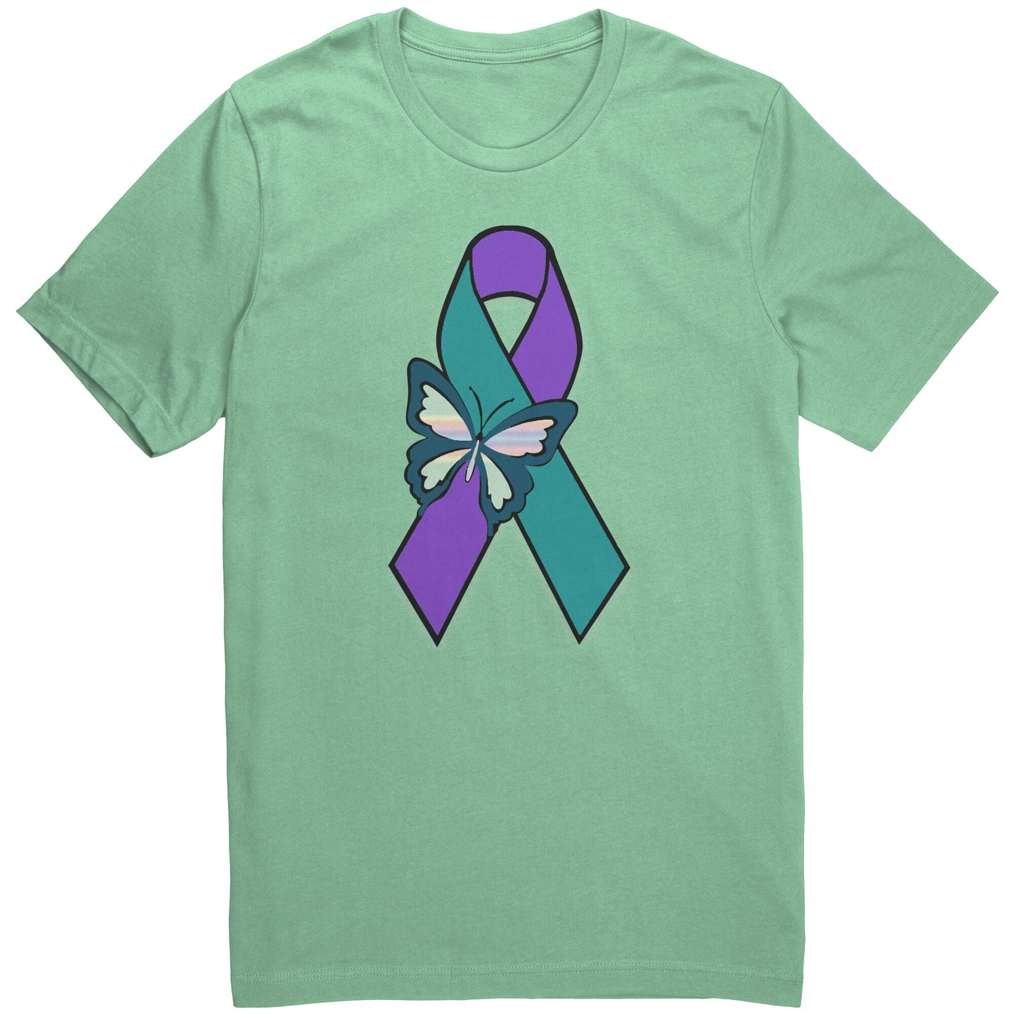 Suicide Awareness Butterfly Ribbon T-Shirt