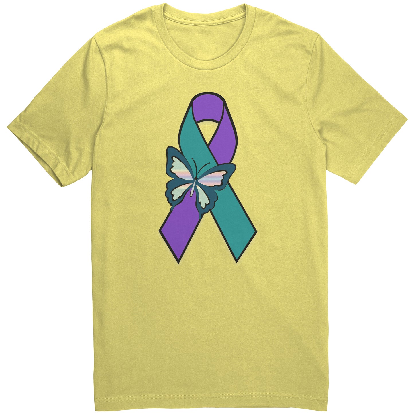 Suicide Awareness Butterfly Ribbon T-Shirt
