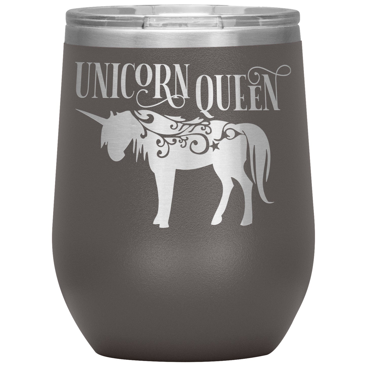 Unicorn Queen 12oz Wine Insulated Tumbler