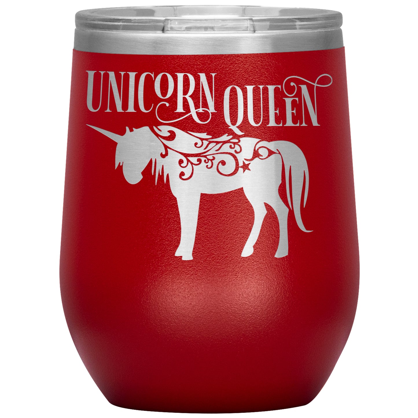 Unicorn Queen 12oz Wine Insulated Tumbler