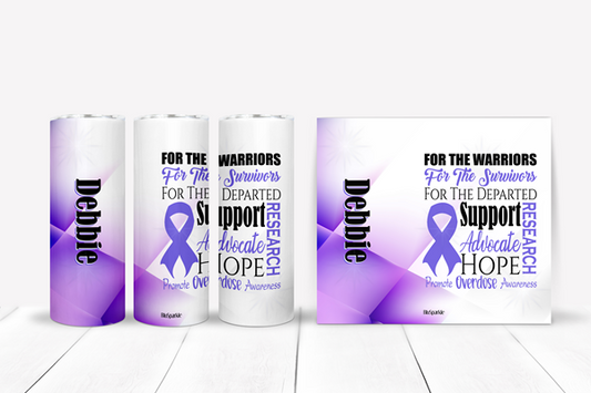 Promote Overdose Awareness Tumblers and Water Bottles