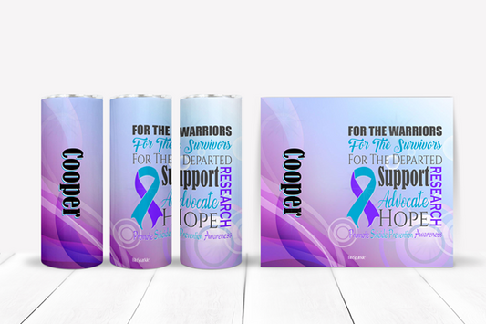 Promote Suicide Prevention Awareness Tumblers and Water Bottles